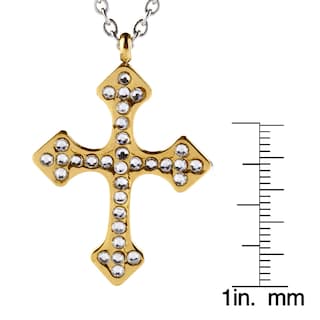 Foto 3 | Foto 3 | Collar West Coast Jewelry Con Forma De Cruz De Circonita Bañada En Oro - Venta Internacional.