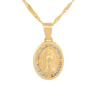Foto 1 | Foto 1 | Cadena Con Medalla Virgen Bautizo Oro 10k Sólido