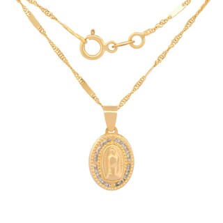 Foto 2 | Foto 2 | Cadena Con Medalla Virgen Bautizo Oro 10k Sólido