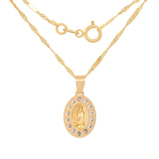 Foto 3 | Foto 3 | Cadena Con Medalla Virgen Bautizo Oro 10k Sólido