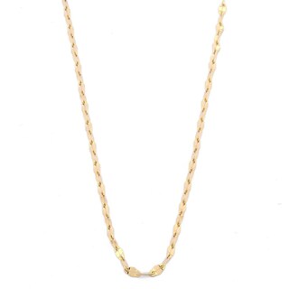 Foto 2 | Foto 2 | Cadena Plaquitas 1.5 Mm Oro Sólido 14k 40 Cm