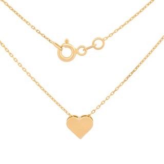 Foto 1 | Foto 1 | Gargantilla Dama Corazón Liso Oro Amarillo Sólido 10k