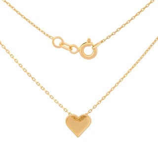 Foto 2 | Foto 2 | Gargantilla Dama Corazón Liso Oro Amarillo Sólido 10k