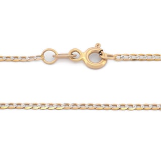 Foto 2 | Foto 2 | Cadena Estilo Barbada Oro Italiano Sólido 14k 40 Cm