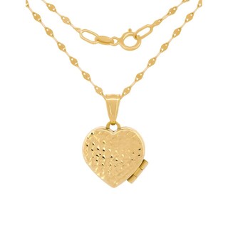 Foto 1 | Foto 1 | Cadena Con Dije De Corazón Relicario Oro Sólido 10k