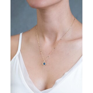 Foto 4 | Foto 4 | Cadena Dije Ojito Turco Color Azul Oro 10k