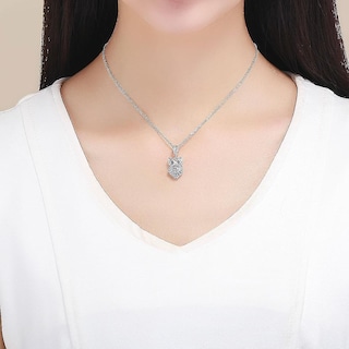 Foto 5 | Foto 5 | Collar Con Colgante De Plata De Ley 925 Con Diseño De Búho Para Mujer - Venta Internacional.