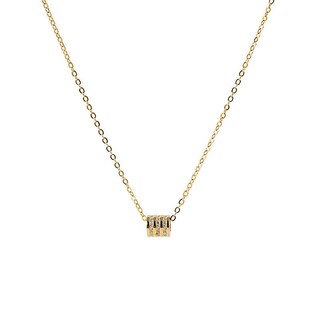 Foto 2 | Foto 2 | Collar Huoguo A213 Con Colgante Cilíndrico De Plata 925 Para Mujer - Venta Internacional.