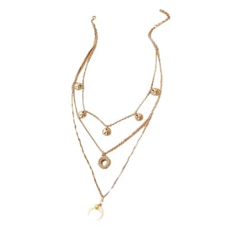 Foto 1 | Foto 1 | Colgante Huoguo Circle Pearl Moon Star Para Mujer - Venta Internacional.