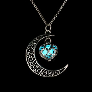 Foto 2 | Foto 2 | Colgante Huoguo Con Forma De Corazón De Luna Hueca Y Piedra Luminosa - Venta Internacional.