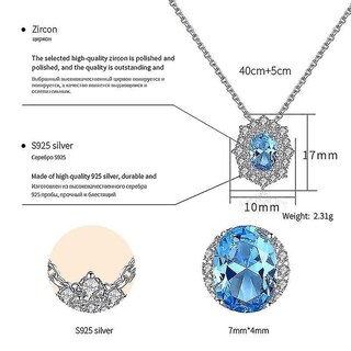 Foto 2 | Foto 2 | Collares Huoguo  Colgantes  De Plata De Ley 925  Para Mujer - Venta Internacional.