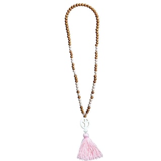 Foto 1 | Foto 1 | Collar Con Colgante Para Mujer Borla Cuentas De Madera Cadena Bohemia - Venta Internacional.