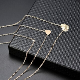 Foto 5 | Foto 5 | Collar Huoguo Con Colgante Irregular En Forma De Corazón Multicapa Para Mujer - Venta Internacional.