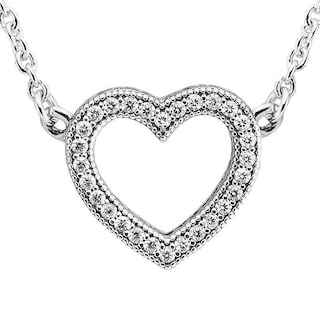 Foto 4 | Foto 4 | Collar Huoguo Con Colgante De Corazón Amoroso En Plata De Ley 925 - Venta Internacional.