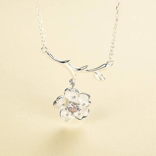 Foto 3 | Foto 3 | Colgantes Huoguo Colgantes De Plata De Ley 925 Y Cristal Rosa - Venta Internacional.