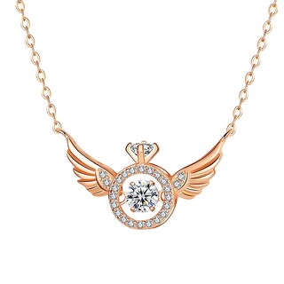 Foto 1 | Foto 1 | Colgante Huoguo Con Forma De Corazón Palpitante Para Mujer Con Cadena - Venta Internacional.