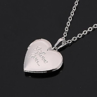 Foto 1 | Foto 1 | Collar Huoguo Gargantilla Medallón Con Forma De Corazón Romántico «i Love You» - Venta Internacional.