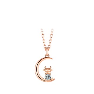 Foto 1 | Foto 1 | Collar Huoguo Con Colgante De Cristal De Doble Anillo Para Mujer - Venta Internacional.