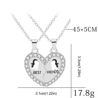 Foto 3 | Foto 3 | Collar Huoguo Fashion Silver Fresh Best Friends Women - Venta Internacional.