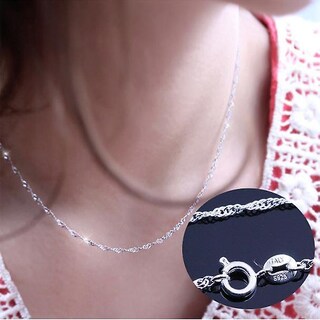 Foto 4 | Foto 4 | Collar Huoguo Wave Chain Vintage De Alta Gama Para Mujer 45 Cm - Venta Internacional.