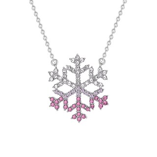 Foto 1 | Foto 1 | Collar Huoguo Con Piedras Preciosas De Temperamento En Forma De Copo De Nieve Para Mujer - Venta Internacional.