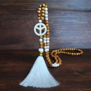 Foto 2 | Foto 2 | Collar Huoguo Con Colgante Bohemio Con Borlas Cadena De Suéter Cuentas De Madera - Venta Internacional.