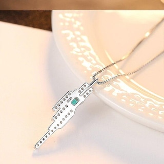 Foto 3 | Foto 3 | Colgantes Huoguo: Amuletos Y Colgantes Azul Esmeralda Y Verde Plata 925 - Venta Internacional.