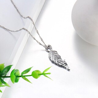 Foto 4 | Foto 4 | Collar Huoguo Con Colgante En Forma De Hoja De Ala Y Clavícula Para Mujer - Venta Internacional.