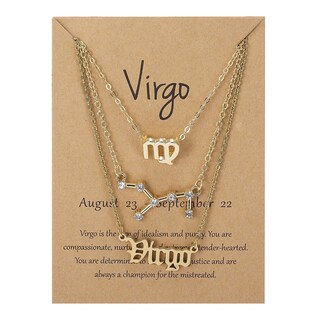 Foto 1 | Foto 1 | Collar: Huoguo Sky Constelación De La Letra 12 En Inglés Antiguo - Venta Internacional.