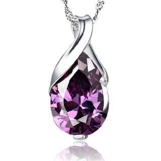 Foto 1 | Foto 1 | Colgante Huoguo Fashion De Cristal Morado Con Forma De Lágrima De Ángel - Venta Internacional.