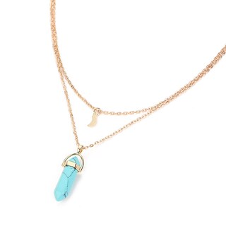 Foto 2 | Foto 2 | Collar Huoguo Con Colgante De Cristal De Piedra Natural Para Mujer - Venta Internacional.