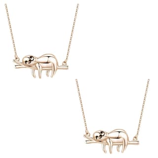 Foto 1 | Foto 1 | Collares Modernos Con Dijehigh Monaco Mxcoy-002 2 Piezas Oro Y Rosa