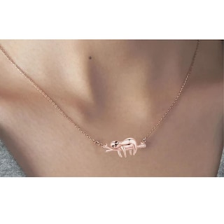 Foto 3 | Foto 3 | Collares Modernos Con Dijehigh Monaco Mxcoy-002 2 Piezas Oro Y Rosa