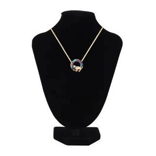 Foto 3 | Foto 3 | Collar de Oso Perezoso con Aro High Mónaco 3 Piezas color Dorado