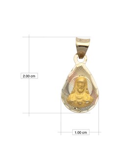 Foto 4 | Foto 4 | Medalla Jesús de Oro 14k Horoz C1051