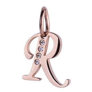 Foto 1 | Foto 1 | Charm para Pulsera Luckyly Lizzy Oro Rosa Letra R