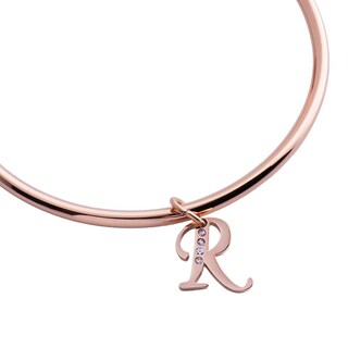 Foto 2 | Foto 2 | Charm para Pulsera Luckyly Lizzy Oro Rosa Letra R