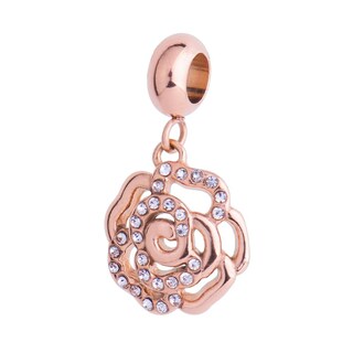 Foto 1 | Foto 1 | Charm para Pulsera Dije de Flor Luckyly, Modelo Daisy Oro Rosa