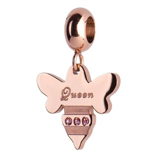 Foto 1 | Foto 1 | Charm Para Pulsera Dije De Abeja Luckyly Modelo Bee Oro Rosa