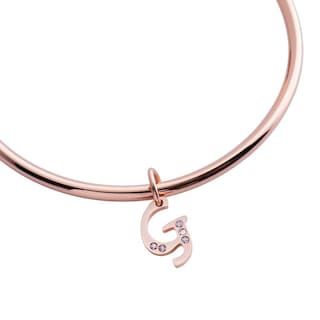 Foto 2 | Foto 2 | Charm para Pulsera Inicial G Luckyly Lizzy Oro Rosa