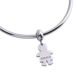 Foto 2 | Foto 2 | Charm Para Pulsera Dije De Niño Luckyly Modelo Abby Plata
