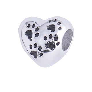 Foto 1 | Foto 1 | Charm Para Pulsera Dije De Corazón Y Huellas De Perro Luckyly Modelo Dora Plata