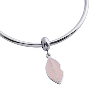 Foto 2 | Foto 2 | Charm Para Pulsera Dije De Labios Tipo Beso Luckyly Modelo Lips Plata