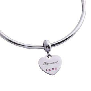 Foto 2 | Foto 2 | Charm Para Pulsera Dije De Corazón Luckyly  Modelo Forever Plata