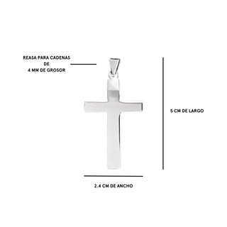 Foto 4 | Foto 4 | Cruz Plata .925 Dije Unisex Brillante