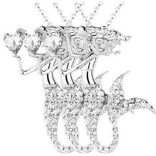 Foto 1 | Foto 1 | Collares De Sirena Bonitashigh Monaco Mxkne-003 3 Piezas Plata