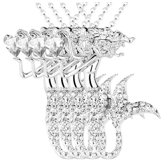 Foto 1 | Foto 1 | Collares Con Dije De Circoniahigh Monaco Mxkne-004 4 Piezas Plata