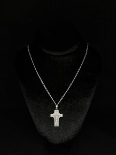 Foto 1 | Foto 1 | Dije de Plata Cruz Cristo Resucitado con Cadena Calibre 50