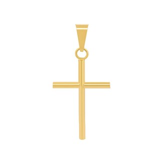 Foto 1 | Foto 1 | Dije Cruz Tubo 2.5 Cm Oro 10k