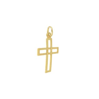 Foto 2 | Foto 2 | Cruz Zekie 7105 Oro 14k Amarillo Calada